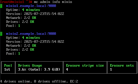 minio-cluster-status